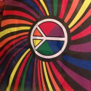 Rainbow peace flag